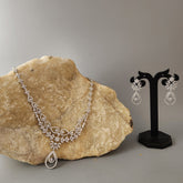 Zirconia Filigree Necklace